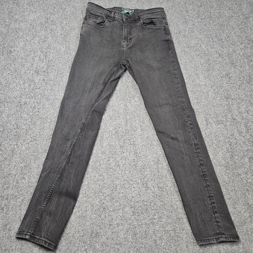 Green Coast GRNCST Jeans Sz EU 38 /US 6–8 28x29 Black Spray On Skinny Minimalist
